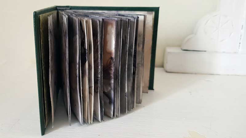 Ecoprinted book